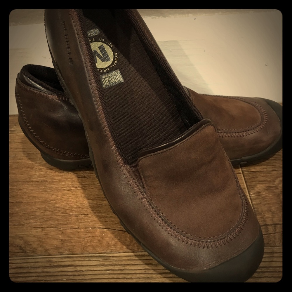 Merrell Plaza Spree Slip On Ortholite qForm sz8